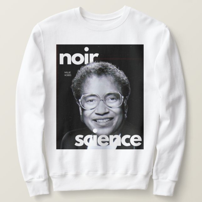 Sweatshirt Noir Science Capsule : une collection d'histoire n (Design devant)