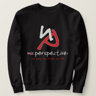 Sweatshirt noir sur noir NP