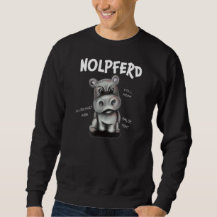 Sweatshirt Nölpferd Hippo Fun