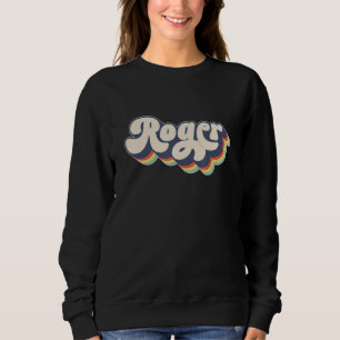 Sweatshirt Nom de Roger Nom de famille personnalisé Prénom Ro