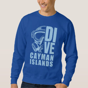Sweatshirt Nom Personnalisé Cayman Islands Diving