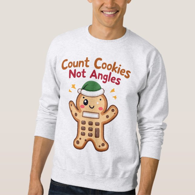 Sweatshirt Nombre Cookies Pas Angles Cookie Whimsy (Devant)