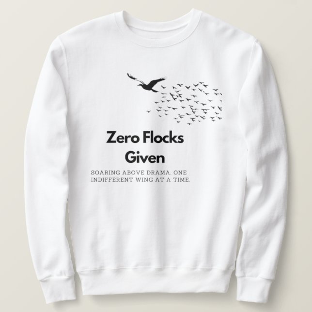 Sweatshirt Nombre zéro donné (Design devant)