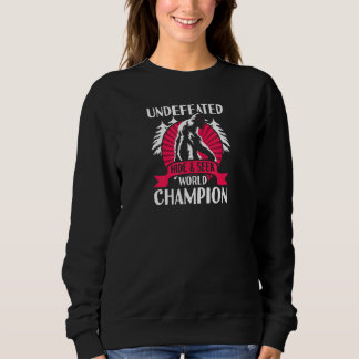 Sweatshirt Non vaincu Cacher Chercher Sasquatch Yeti