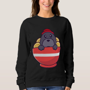 Sweatshirt Noodle le carlin classique T-shirt 862