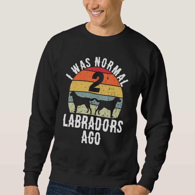 Sweatshirt Normal 2 Labrador Retriever Labrador lab dog_1 (Devant)