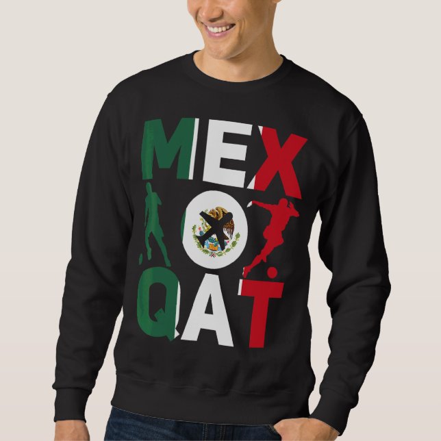 Sweatshirt Nos Vamos Al Mundial Mexique (Devant)