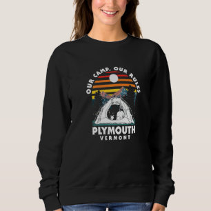 Sweatshirt Notre camp Nos règles Camping Plymouth Camping Ver