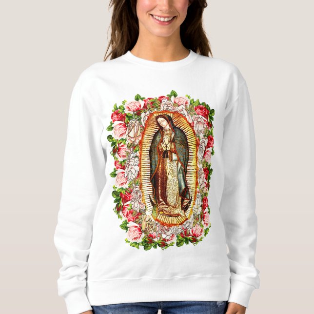 Sweatshirt Notre Madame de Guadalupe, VIERGE DE GUADALUPE (Devant)
