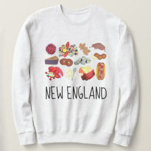 Sweatshirt Nourriture Côtière Nouvelle-Angleterre Amérique du