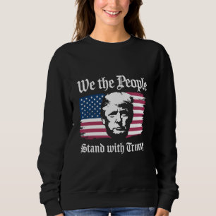 Sweatshirt Nous, le peuple, soutenons Donald Trump, soutien 2