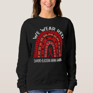 Sweatshirt Nous Portons Red Rainbow Pour Diamant Blackfan Ane