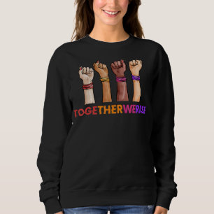 Sweatshirt Nous Réunissons Les Droits De L'Homme L'Égalité Fé