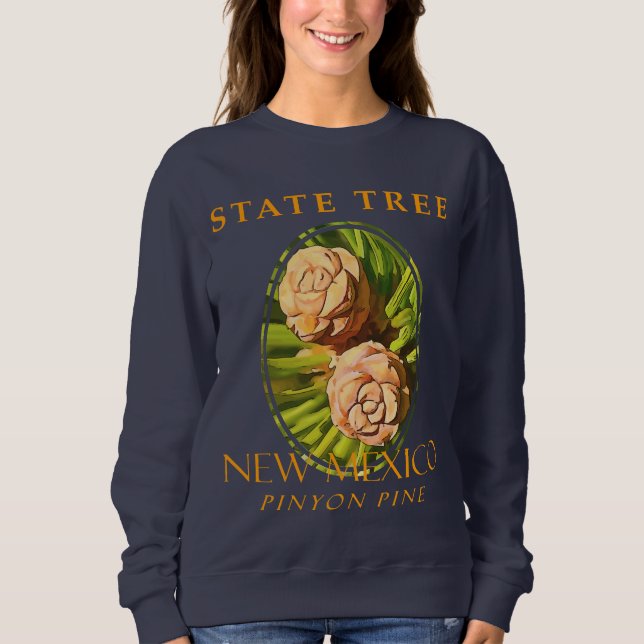 Sweatshirt Nouveau-Mexique Arbre Pinyon à deux aiguilles (Devant)