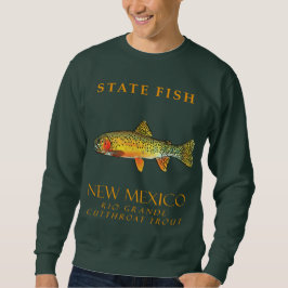 Sweatshirt Nouveau-Mexique Poisson Le Rio Grande Cutthroat