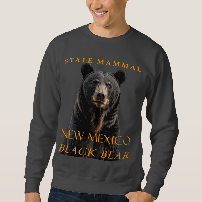 Sweatshirt Nouveau-Mexique Territoire Animal Ours de couleur  (Devant)