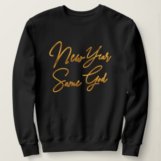 Sweatshirt Nouvel An, même Dieu (Design devant)