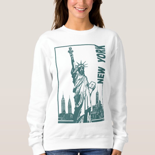 Sweatshirt Nouvelle York-Statue de la liberté (Devant)