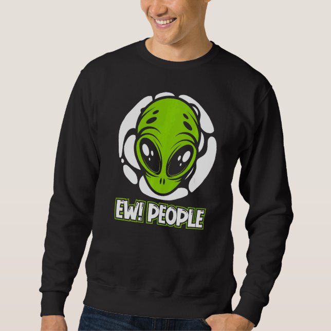 Sweatshirt Nouvelles Personnes Ufo Conspiration Alien (Devant)