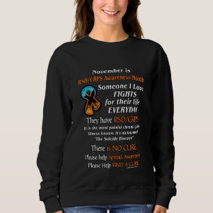 Sweatshirt Novembre...Quelqu'un que j'aime combat le Sweatshi