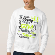 Nuage de mots de séance de gym intense