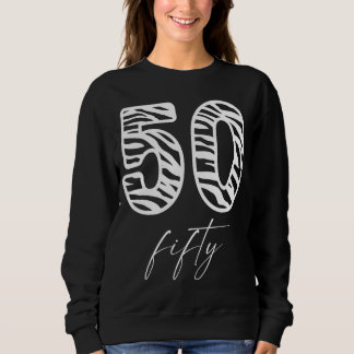 Sweatshirt Numéro CINQUANTE 50e anniversaire Année 50