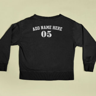Sweatshirt Numéro de base-ball Vintage personnalisé Rétro
