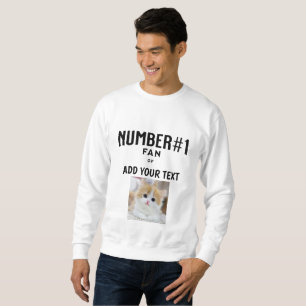 SWEATSHIRT NUMÉRO N° 1 VENTILATEUR DE-AJOUTER VOTRE TEXTE/CRÉ