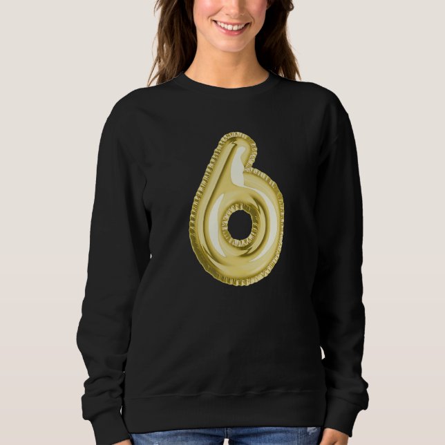Sweatshirt Numéro six 6 (Devant)