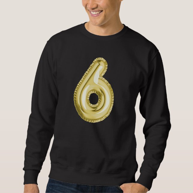Sweatshirt Numéro six 6 (Devant)