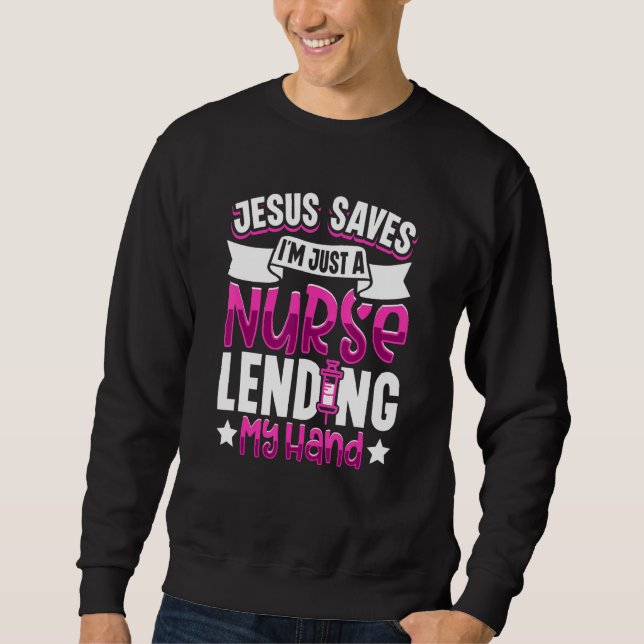 Sweatshirt Nurse Nursing Clinic Medical Stuff Paramedic Medic (Devant)
