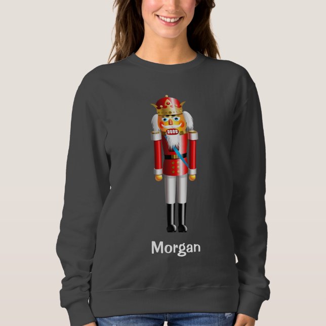 Sweatshirt Nutcracker King personnalisé (Devant)