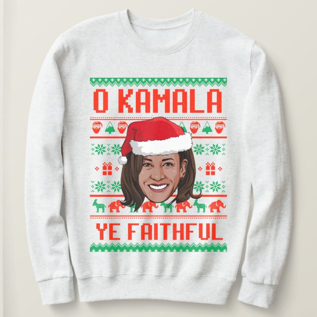 SWEATSHIRT O KAMALA VOUS ÊTES FIDÈLE (Design devant)
