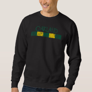 Sweatshirt Oakland California Retro Vintage Throwba