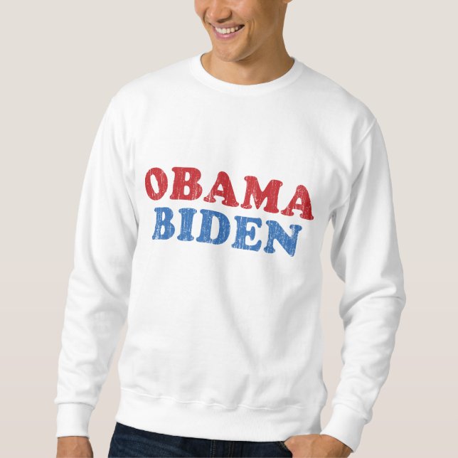 Sweatshirt Obama Biden Grunge (Devant)