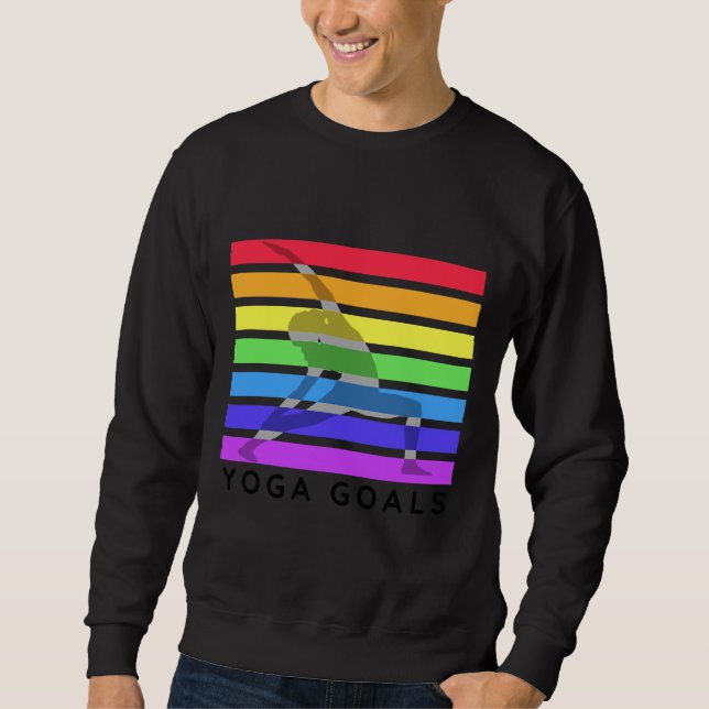 Sweatshirt Objectifs du Yoga (Devant)