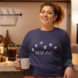Sweatshirt Obtenez des gâteaux cuits colorés
