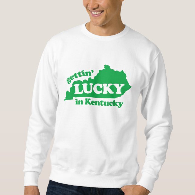 Sweatshirt obtention chanceuse dans kentucky2 (Devant)