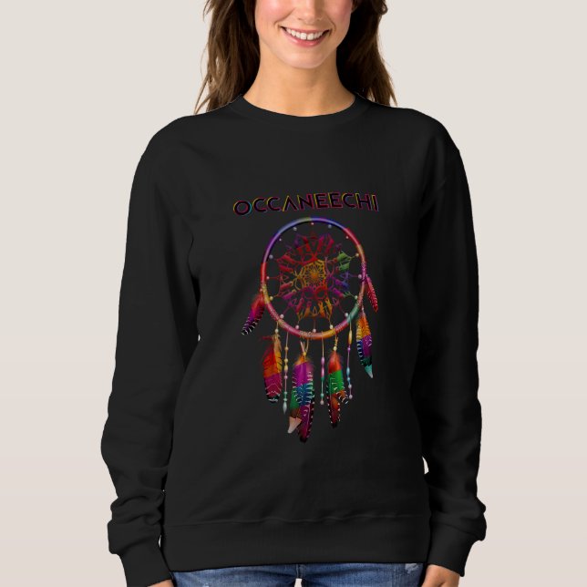 Sweatshirt Occaneechi Amérindien Dreamca coloré (Devant)