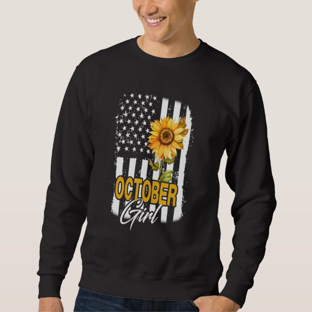 Sweatshirt Octobre Drapeau 50e Anniversaire 40e Anniversaire  (Devant)