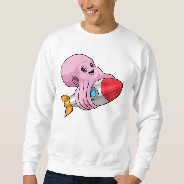 Sweatshirt Octopus avec Rocket (Devant)