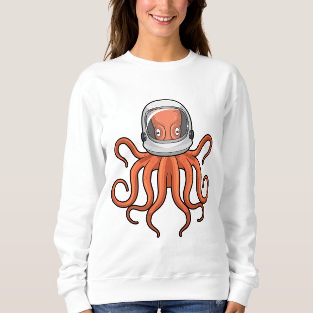 Sweatshirt Octopus en astronaute (Devant)