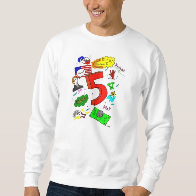 Sweatshirt Ode à cinq hommes (Devant)