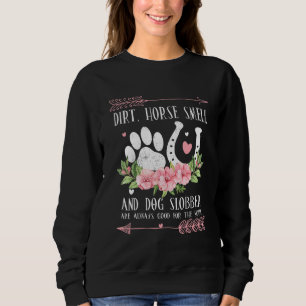 Sweatshirt Odeur de cheval de terre et bave de chien amoureux