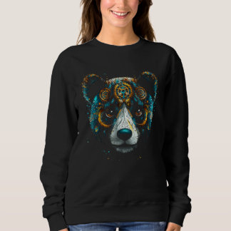 Sweatshirt Œuvre d'art panda animal animal panda