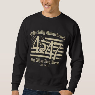 Sweatshirt Officiellement Délivré De Ce Qui A Été Trump 45 47