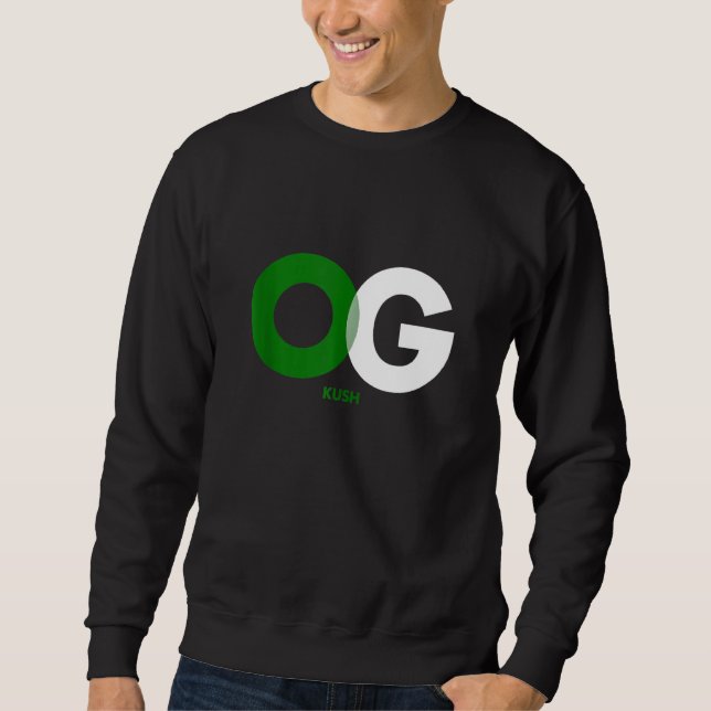 Sweatshirt Og Kush Fumée De Mauvaises Herbes Pour Les Stoners (Devant)