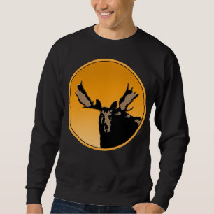 Sweatshirt Oie au coucher du soleil - Art original de la faun