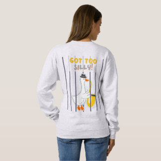 Sweatshirt Oie sotte derrière les barreaux
