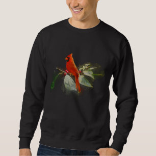 Sweatshirt Oiseau cardinal rouge sauvage